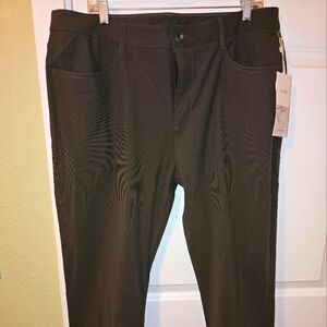 Vuori Men's Meta Pant Athletic Slim Fit Dark Oregano 36-32